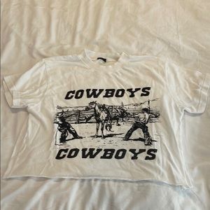 White brandy tee